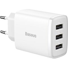 Charger Baseus CCXJ020102 3x USB-A 3.4 A (BSU3406WHT)