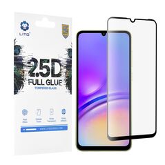 Lito Folie pentru Samsung Galaxy A05 / A05s - Lito 2.5D FullGlue Glass - Black 5949419084490 έως 12 άτοκες Δόσεις