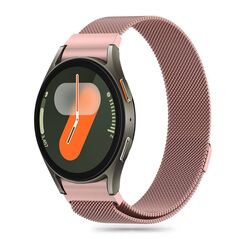 Strap for SAMSUNG GALAXY WATCH 4 / 5 / 5 PRO / 6 / 7 / FE Tech-Protect Milaneseband gold & pink 5906302313792