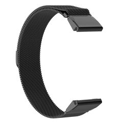 Techsuit Strap for Instinct 2S/2S Solar/Approach S70 42mm/Forerunner 220/230/235/235/630/735 - Techsuit Watchband QuickFit 20mm (W009) - Black 5949419219366 έως 12 άτοκες Δόσεις