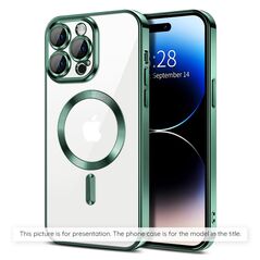 Techsuit Case for Samsung Galaxy A35 5G - Techsuit Luxury Crystal MagSafe - Deep Green 5949419221314 έως 12 άτοκες Δόσεις