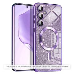 Techsuit Case for iPhone 16 Pro Max - Techsuit Luxury Glitter MagSafe - Light Purple 5949419221499 έως 12 άτοκες Δόσεις