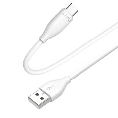 Lito Data Cable with USB Plugs, Type-C 60W, 1m - Lito (LD03) - White 5949419235274 έως 12 άτοκες Δόσεις