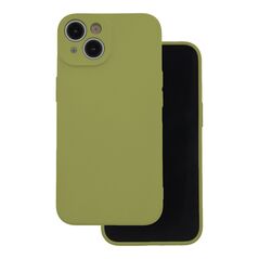 Silicon case for iPhone 12 / 12 Pro 6,1&quot; olive 5907457797697