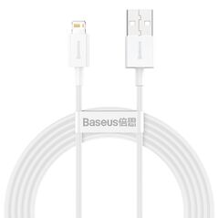 Baseus Superior USB - Lightning 2.4A 2 m cable White (CALYS-C02) 6953156205468