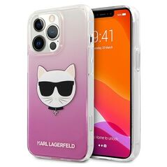 Karl Lagerfeld KLHCP13LCTRP iPhone 13 Pro / 13 6,1" hardcase różowy/pink Choupette Head 3666339027995