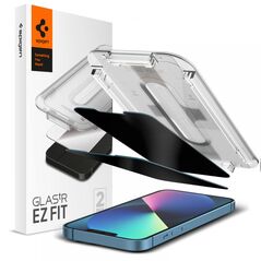 TEMPERED GLASS Spigen GLAS.TR "EZ FIT" 2-PACK IPHONE 13 / 13 PRO PRIVACY 8809811851250