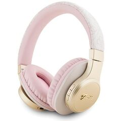 Guess Bluetooth on-ear headphones GUBH604GEMP pink/pink 4G Script 3666339170226