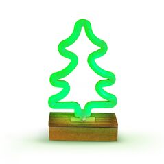 Neon Wood Stand LED TREE green FLNW03 Forever Light 5900495268617