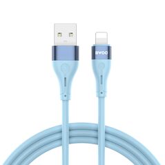 BWOO Minimalist Silicone 3A Cable X280L USB- to Lightning blue 6933654810791