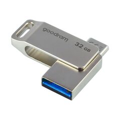 Flash Drive 32GB USB 3.2 Gen 1 USB / USB C OTG ODA3 Goodram - Silver 5908267960257