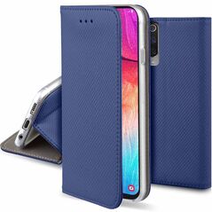 Case IPHONE 13 PRO wallet with a flip Flip Magnet navy blue 5902280686941