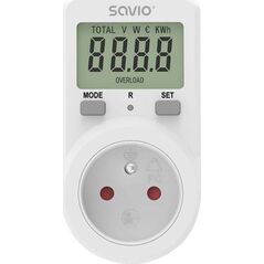 Savio Watomierz z wywietlaczem LCD, 16A, 3680W, AE-02