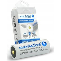 EverActive Akumulator 26650 3,7V Li-ion 5200 mAh micro USB