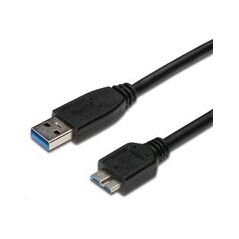 Kabel USB PremiumCord USB-A - micro-B 0.5 m Czarny (ku3ma05bk)