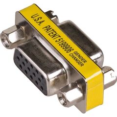 Adapter AV Akyga D-Sub (VGA) - D-Sub (VGA) żółty (AK-AD-18)