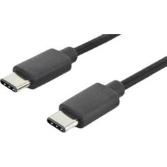 Kabel USB Digitus USB-C - USB-C 1.8 m Czarny (AK-300138-018-S)