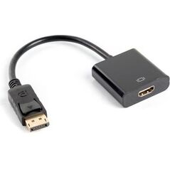 Adapter AV Lanberg DisplayPort - HDMI czarny (AD-0009-BK)