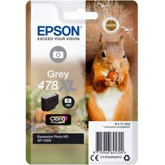 Tusz Epson Oryginalny tusz 478XL Claria Photo HD, grey (C13T04F64010)