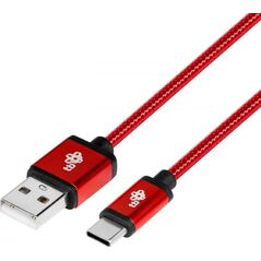 Kabel USB TB Print USB-A - USB-C 1.5 m Czerwony (AKTBXKUCSBA150M)