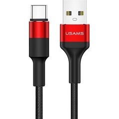 Kabel USB Usams USB-A - USB-C 1.2 m Czarny (SJ221TC02)