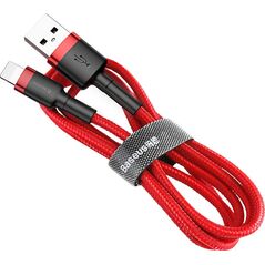 Kabel USB Baseus USB-A - Lightning 0.5 m Czerwony (058882)