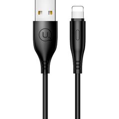 Kabel USB Usams USB-A - Lightning 1 m Czarny (SJ266USB01)