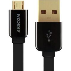 Kabel USB Avacom USB-A - 1.2 m Czarny (DCUS-MIC-120K)