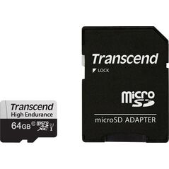 Karta Transcend 350V MicroSDXC 64 GB Class 10 UHS-I/U1  (TS64GUSD350V)