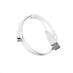 Kabel USB C-Tech USB-A - microUSB 1 m Biały (CB-USB2M-10W)