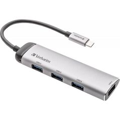 HUB USB Verbatim 4x USB-A 3.0 (49147)