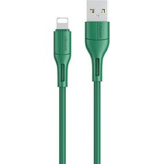 Kabel USB Usams USB-A - Lightning 1 m Zielony (SJ500USB04)