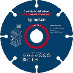 Bosch Tarcze tnące EXPERT Carbide Multi Wheel 125 mm, 22,23 mm