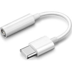 Adapter USB USB-C - Jack 3.5mm Biały  (30422)