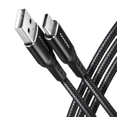 Kabel USB Axagon USB-A - USB-C 1 m Czarny (BUCM-AM10AB)