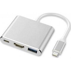 Adapter USB PRZEJŚCIE Z USB TYP C NA HDMI 4K USB PD TV TABLET