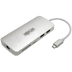 HUB USB Eaton Eaton Tripp Lite USB-C Dock - 4K HDMI, USB 3.2 Gen 1, USB-A/C Hub, GbE, Memory Card, 60W PD Charging