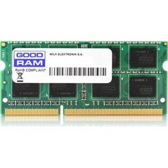 Pamięć do laptopa GoodRam SODIMM, DDR3, 8 GB, 1333 MHz, CL9 (GR1333S364L9/8G)