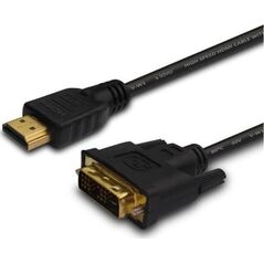 Kabel Savio HDMI - DVI-D 1.5m czarny (SAVIOCL10)