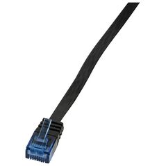 LogiLink Patchcord, CAT5e, UTP, płaski, czarny, 1m (CP0134B)