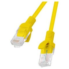 Lanberg RJ-45/RJ-45 kat.5e Żółty 5m (PCU5-10CC-0500-Y)