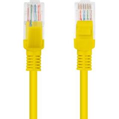 Lanberg Patchcord, Cat6, nieekranowany, 10m, żółty (PCU6-10CC-1000-Y)