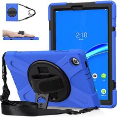 Etui na tablet Strado Etui Armor z paskiem uchwytem Strap do Lenovo Tab M10 TB-X306X/X306F (Niebieskie) uniwersalny