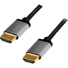 Kabel LogiLink HDMI - HDMI 1m szary (CHA0100)