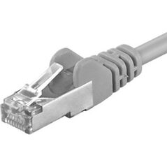 PremiumCord PREMIUMCORD Patch kabel CAT.6 F/UTP, RJ45-RJ45, AWG 26 1m šedá