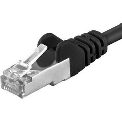 PremiumCord PREMIUMCORD Patch kabel CAT6a S-FTP, RJ45-RJ45, AWG 26/7 7m černá