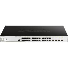 Switch D-Link D-Link DGS-1210-28P/ME/E 24-Port 10/100/1000BASE-T PoE + 4-Port 1 Gbps SFP Metro Ethernet