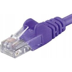 PremiumCord PREMIUMCORD Patch kabel UTP RJ45-RJ45 CAT5e 1m fialová