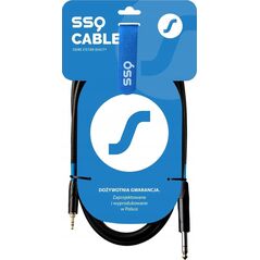 Kabel SSQ SSQ MiJS3 - Jack stereo 3.5 / Jack stereo 6.3