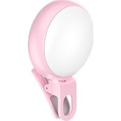 Usams USAMS Lampka LED do Selfie różowy/pink ZB55D01 (US-ZB055)